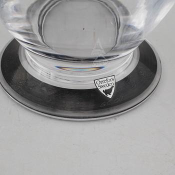 KARAFF, glas, Gunnar Cyrén, ur Nobelservisen, Orrefors, 1900-talets fjärde kvartal.