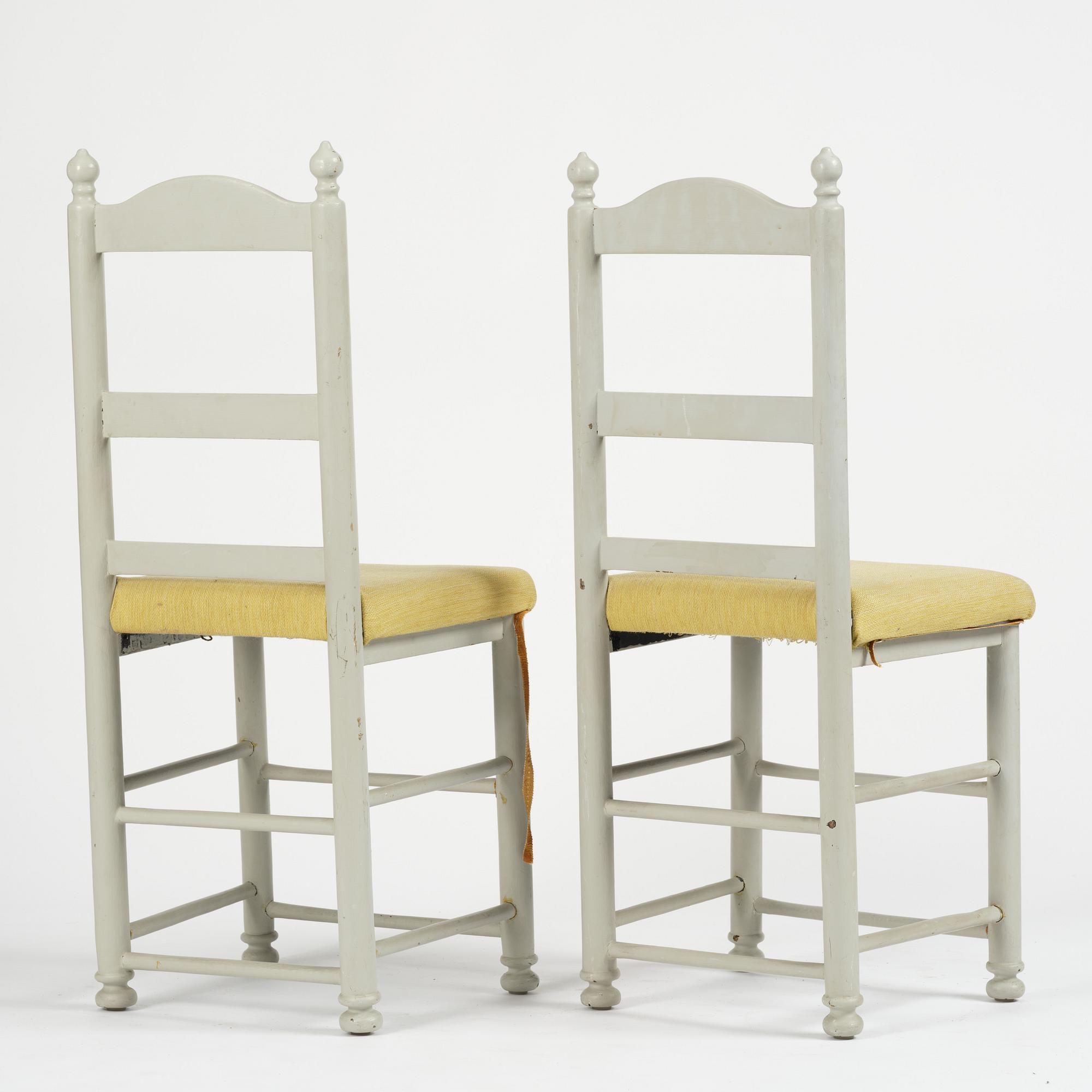 Stolar, ett par, Sverige, omkring år 1800, Gustavianska.