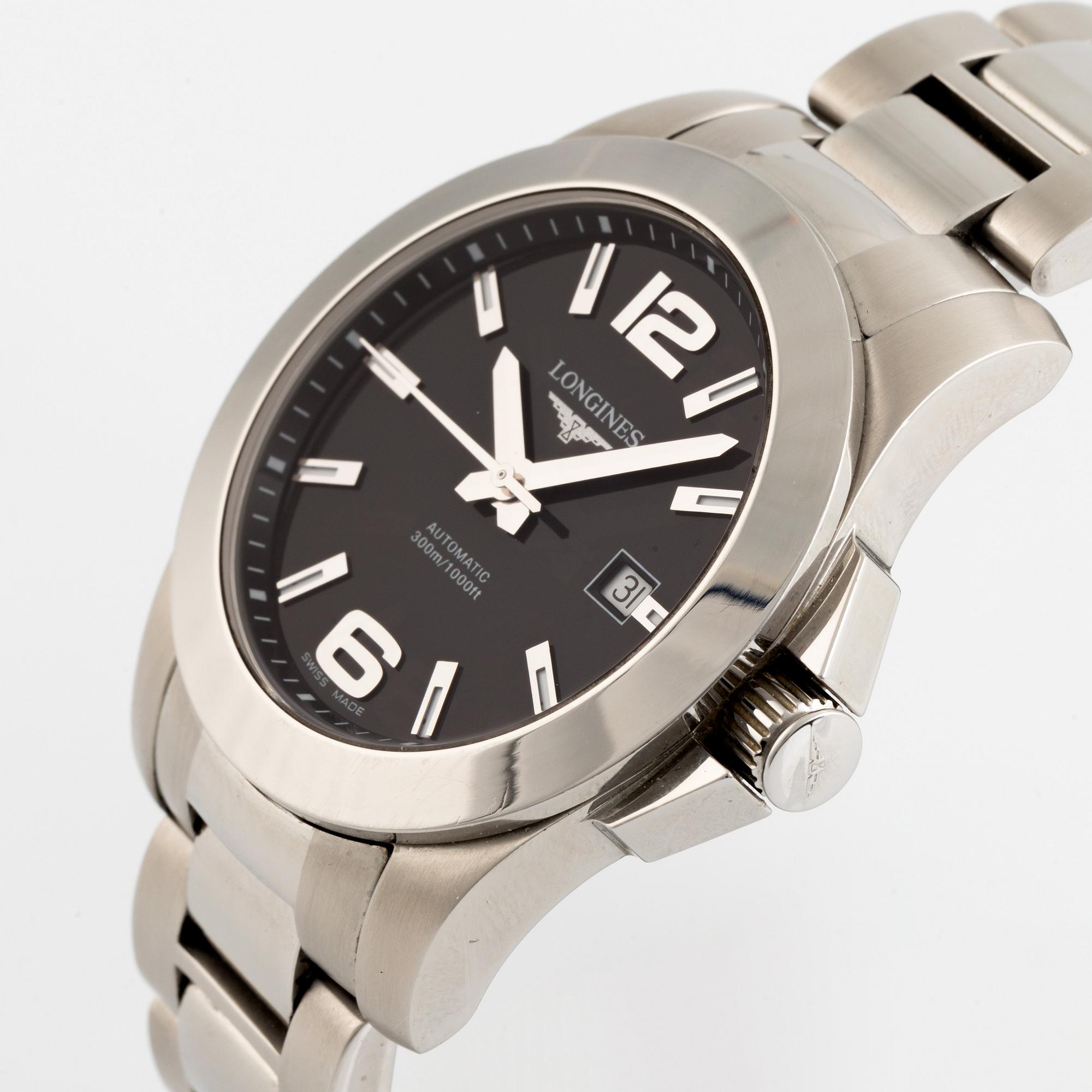 Longines, Conquest, wristwatch, 41 mm.