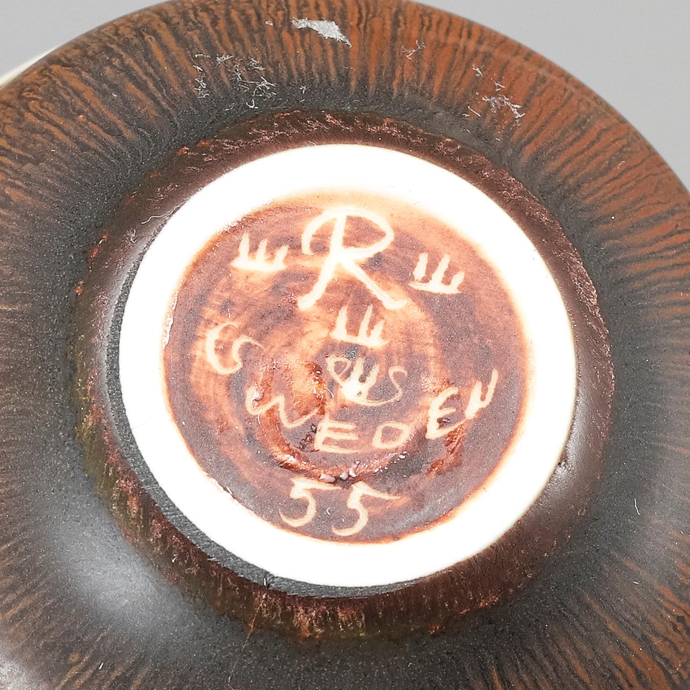 CARL-HARRY STÅLHANE, a set of thirteen miniature vases and bowls, Rörstrand.