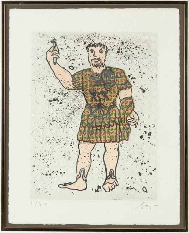Enrico Baj, "Sextus Varius Avitus Bassianus Heliogabalus".