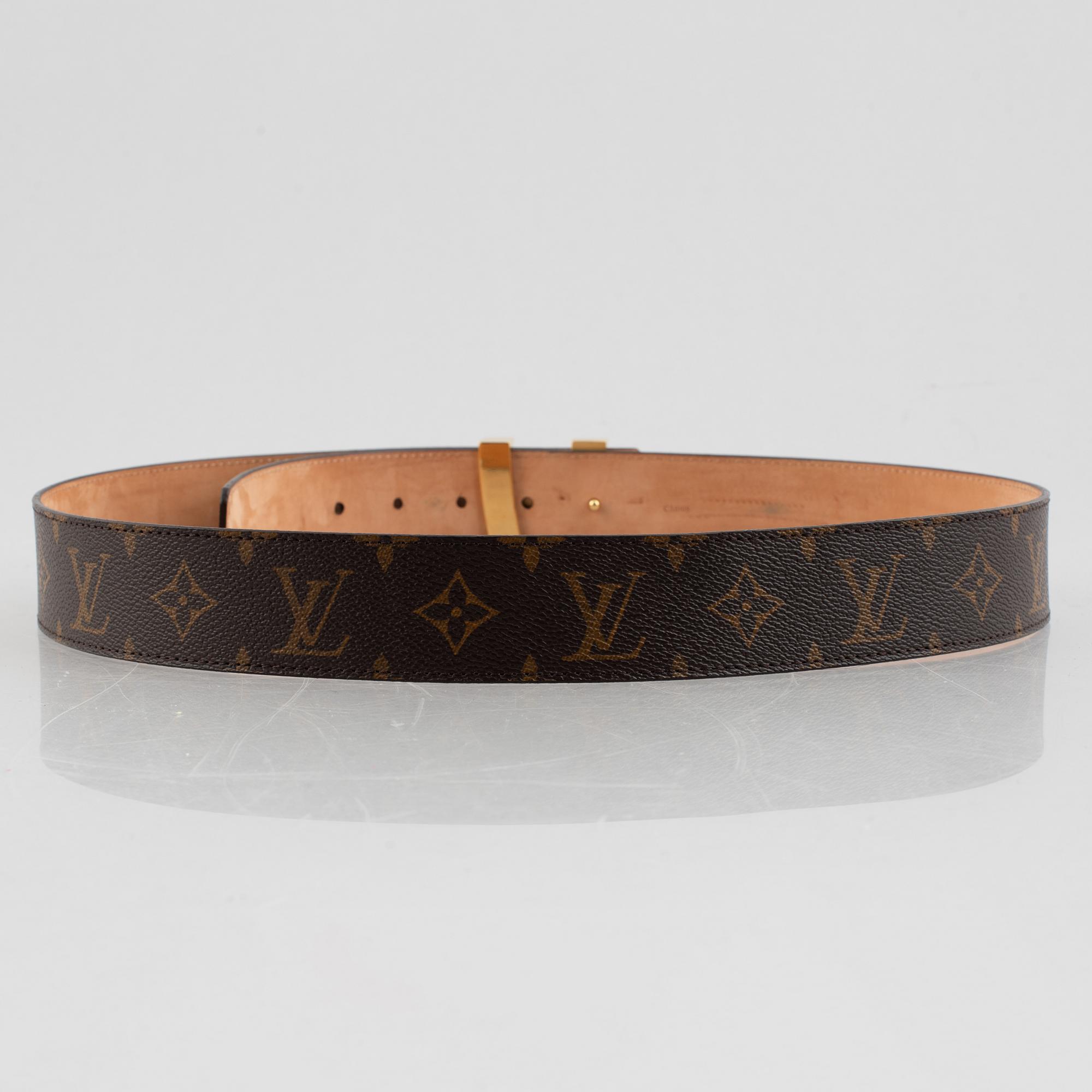 Louis Vuitton, belt, "LV Initiales", size 95, 2008.