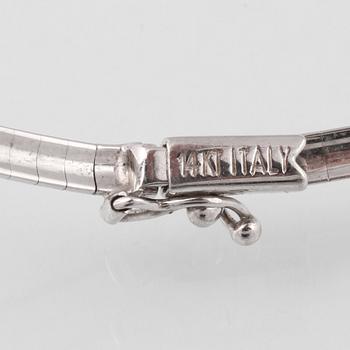 COLLIER, 14K vitguld, Bailey Banks & Biddle. Vikt 21,6 gram.