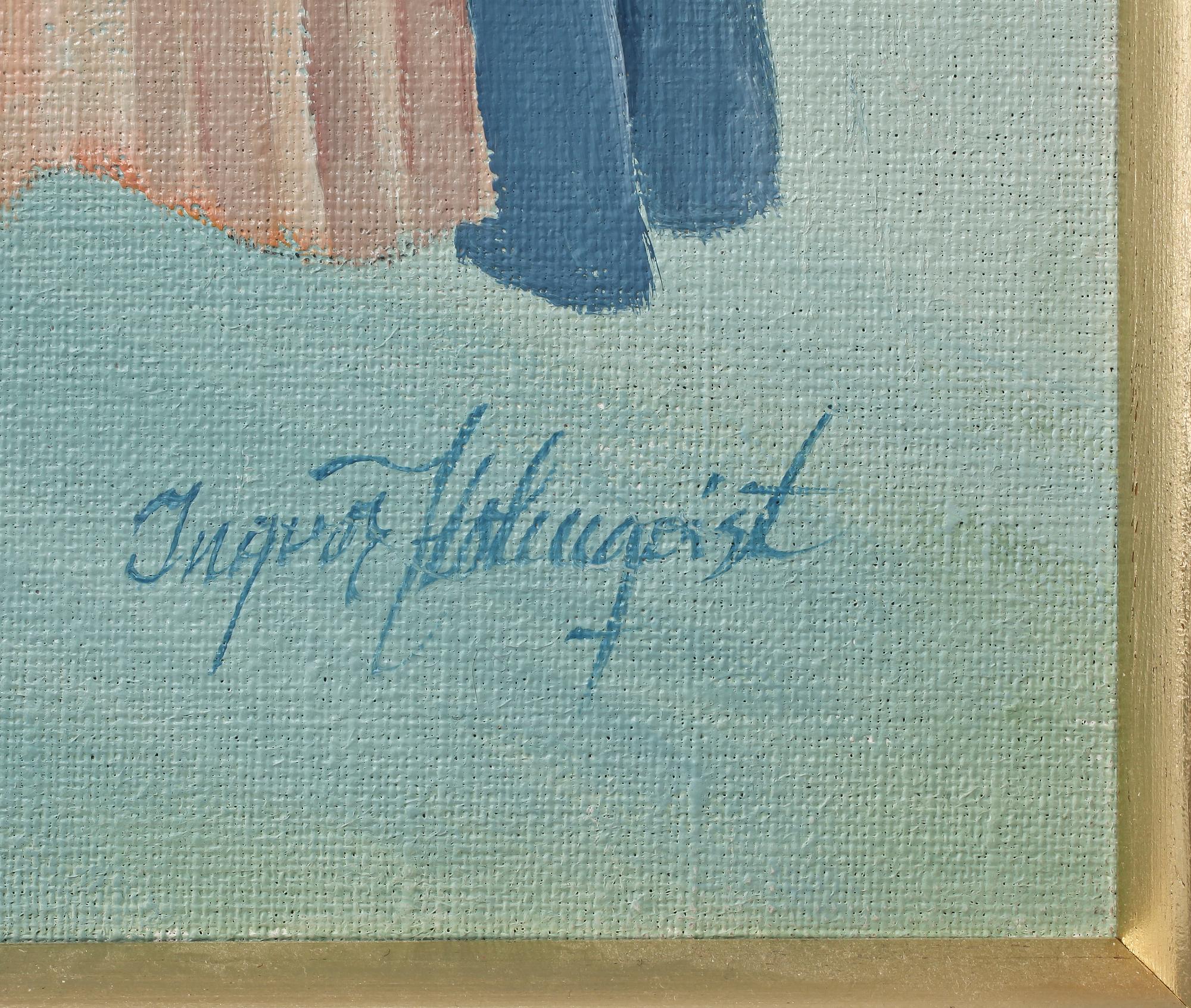 INGVOR HOLMQVIST, olja på duk, sign.
