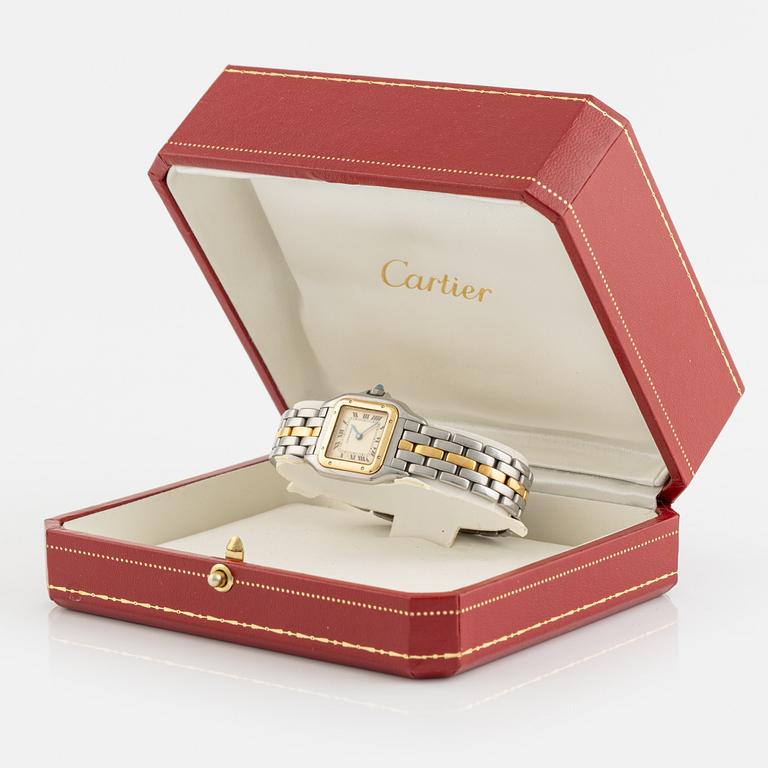 Cartier, Panthère, armbandsur, 21,5 x 21,5 (29,5) mm.