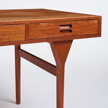 Nanna Ditzel, a teak desk, Søren Willadsen, Denmark 1960s.