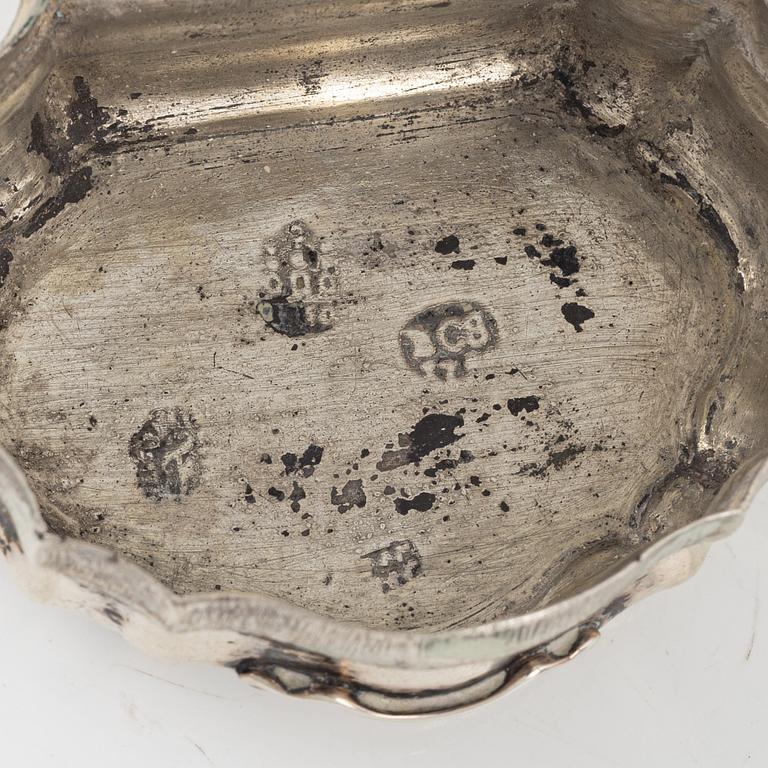 A Danish Rococo Silver Box, mark of Bendix Christensen, Copenhagen, second half of the 18th century.
