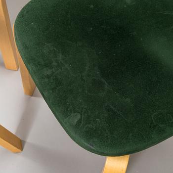 Alvar Aalto, Ten late-20th century '63' chairs for Artek.