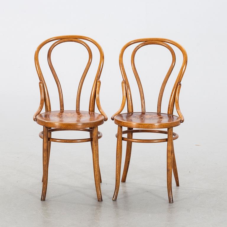 STOLAR, 1 par, Thonet-stil, 1900-talets första hälft.