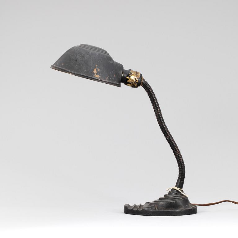 BORDSLAMPA, industri Eagel, USA, 1920/30-tal.