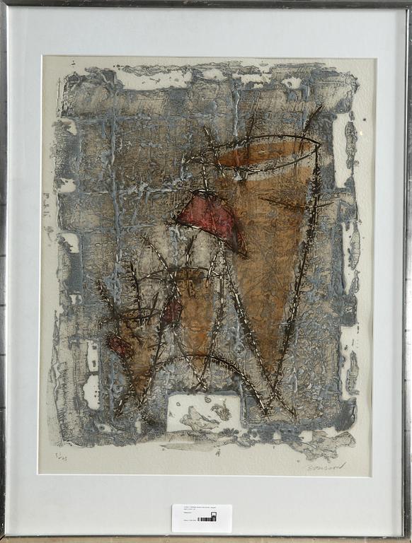 PIERRE MARIE BRISSON, litografi, sign o numr.