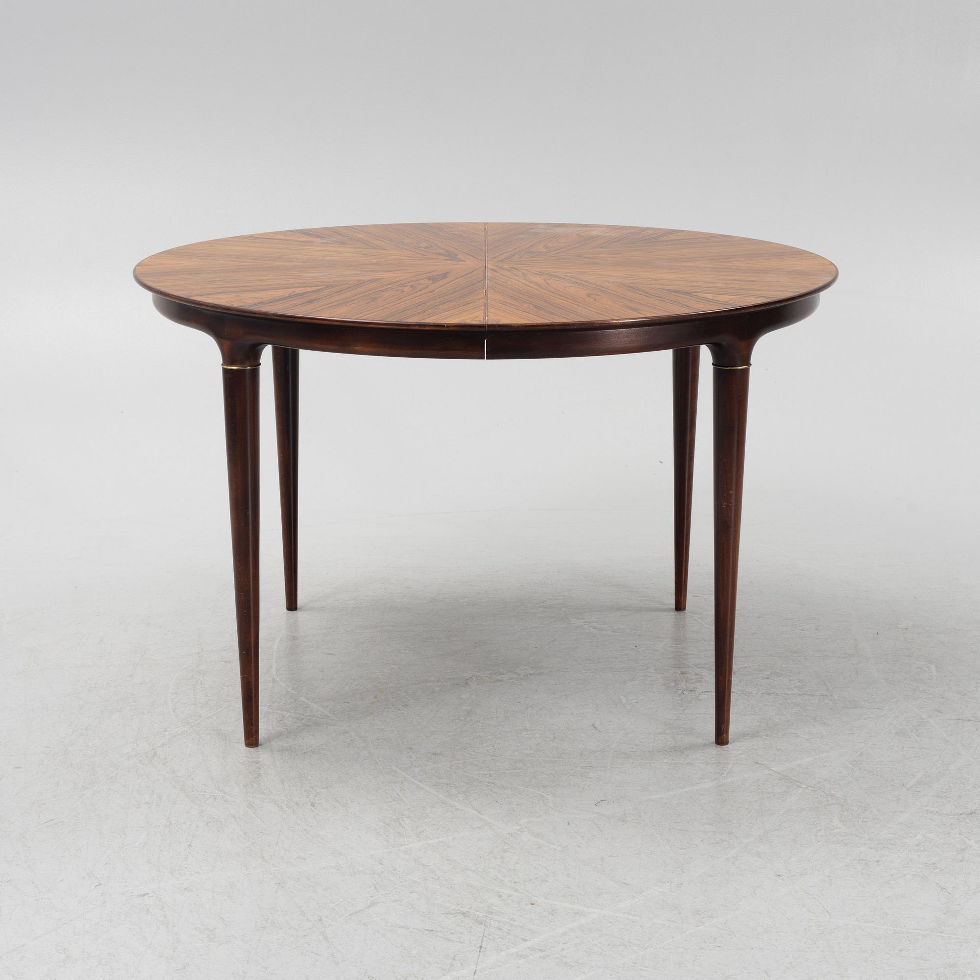 Svante Skogh, a 9-piece 'Cortina' dining group, Seffle Möbelfabrik, Säffle, Sweden, 1950's/60's.