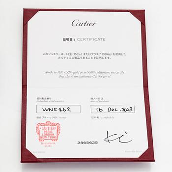 Cartier, an 18K gold 'd'Amour' necklace, with a ca 0.05 ct brilliant-cut diamond.