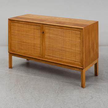 A 1960s oak and rattan sideboard by Alf Svensson, Bjästa Snickerifabrik.