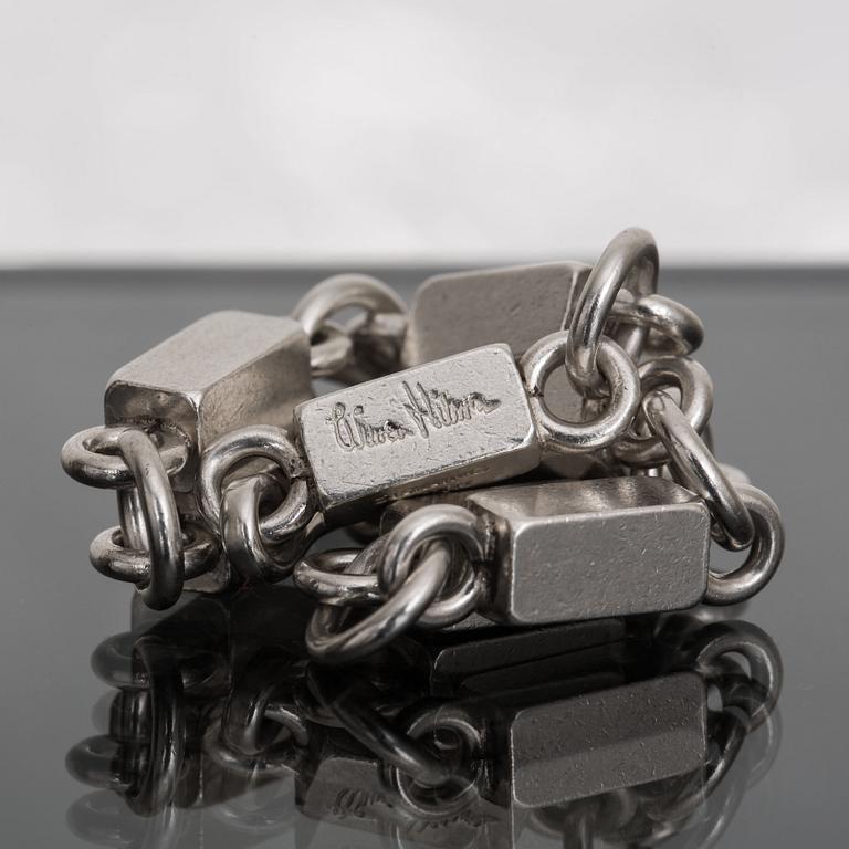 ARMLÄNK, silver. Wiwen Nilsson, Lund 1962. Vikt ca 25 gram.