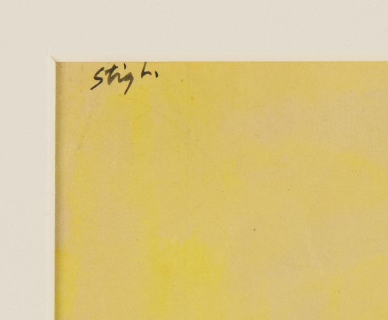 Stig Lindberg, Gouache on paper.