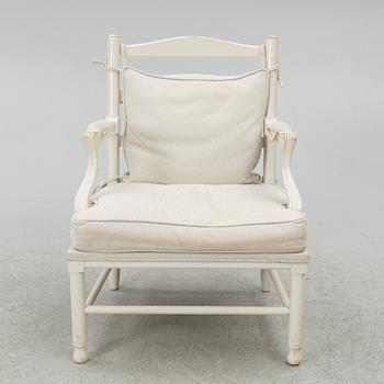 Armchair, Gustavian style, Gripsholm model, late 20th century.