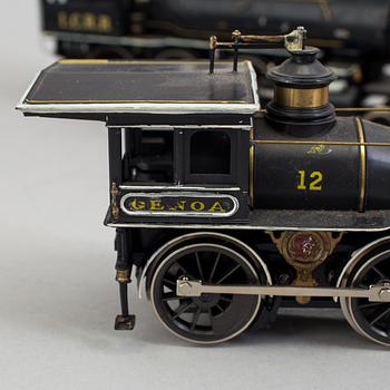 Train parts, 11 pieces, by amongst others Rivarossi.