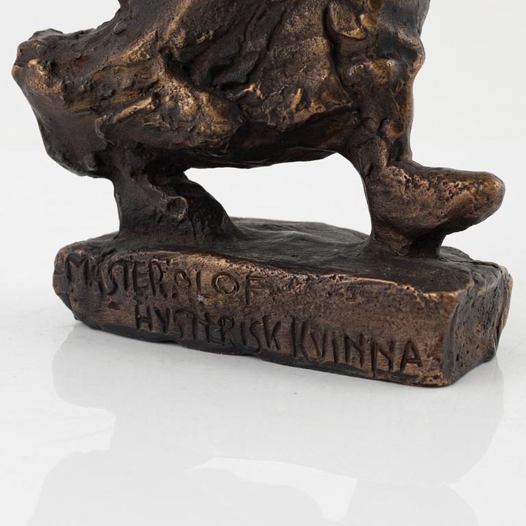 Bror Marklund, skulptur, signerad, brons, höjd 22 cm.
