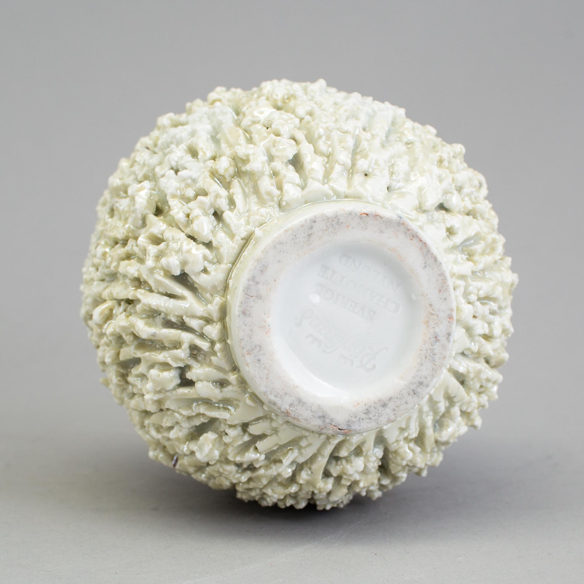 A stoneware "Hedgehog" vase, Gunnar Nylund for Rörstrand.