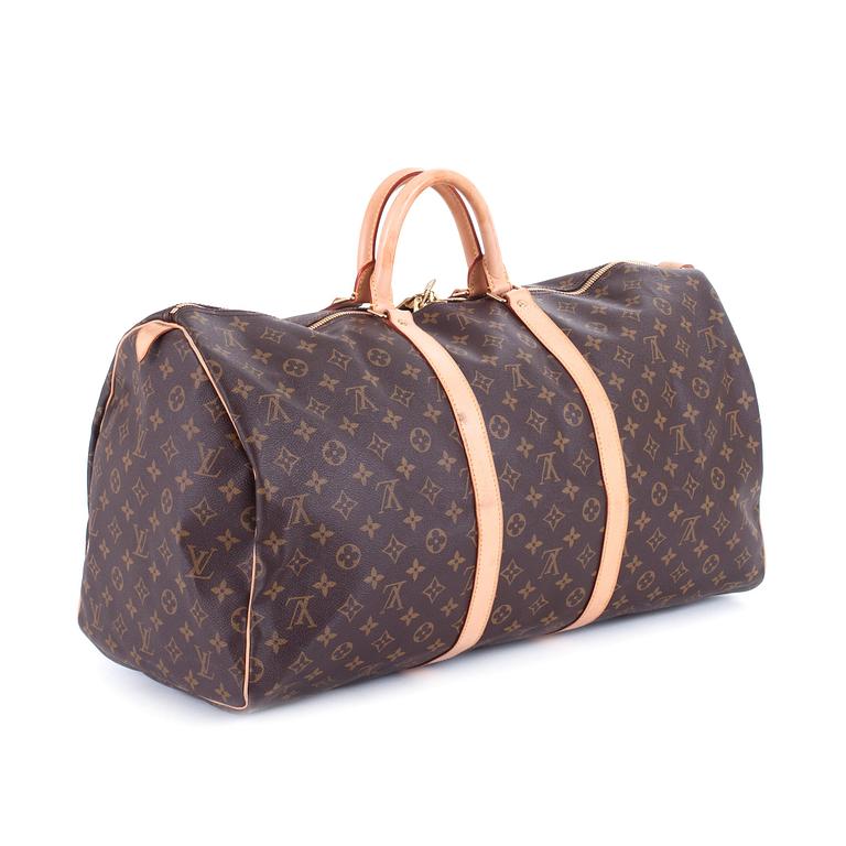 LOUIS VUITTON, a monogram canvas weekendbag, "Keepall 55".