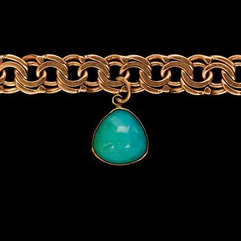 ARMBAND, 18 k. Vikt ca 17 g.