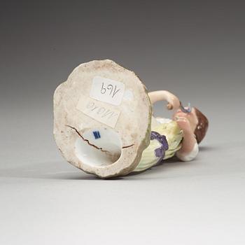 FIGURIN, porslin. Kungl. Dansk, omkring 1780.