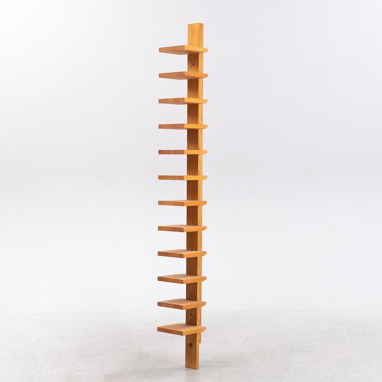 A 'Pilaster' shelf by John Kandell for Källemo, designed 1989.