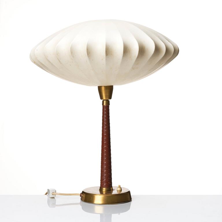 Hans Bergström, a pair of table lamps, model "701", ateljé Lyktan, Sweden, 1950s.