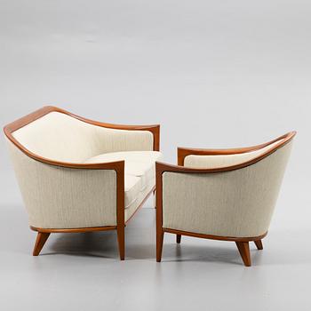 Bertil Fridhagen, Sittgrupp, 2 delar, "Aristokrat", Bodafors, 1960-tal.