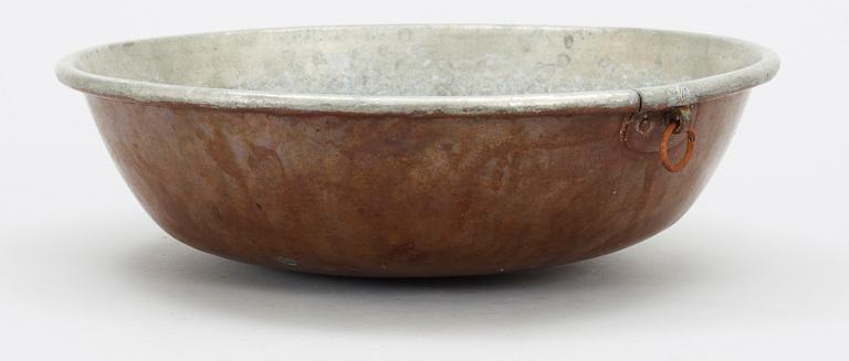 HANDFAT, koppar, 1800-tal.