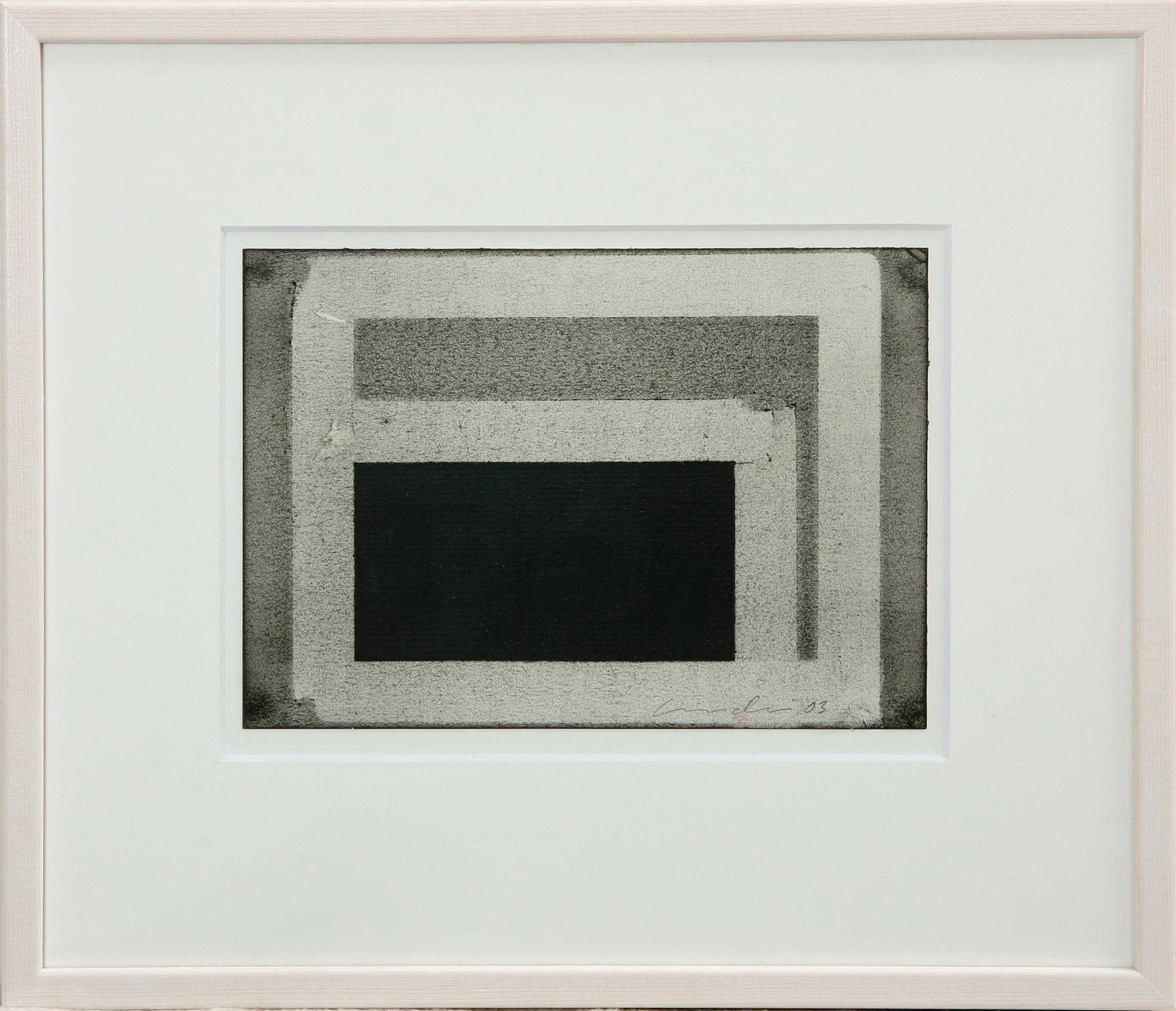 ALF LINDER, 2 st, blandteknik, sign o dat- 03.