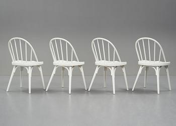 Uno Åhrén, a set of four chairs, Gemla, Sweden 1930's, provenance Estrid Ericson.