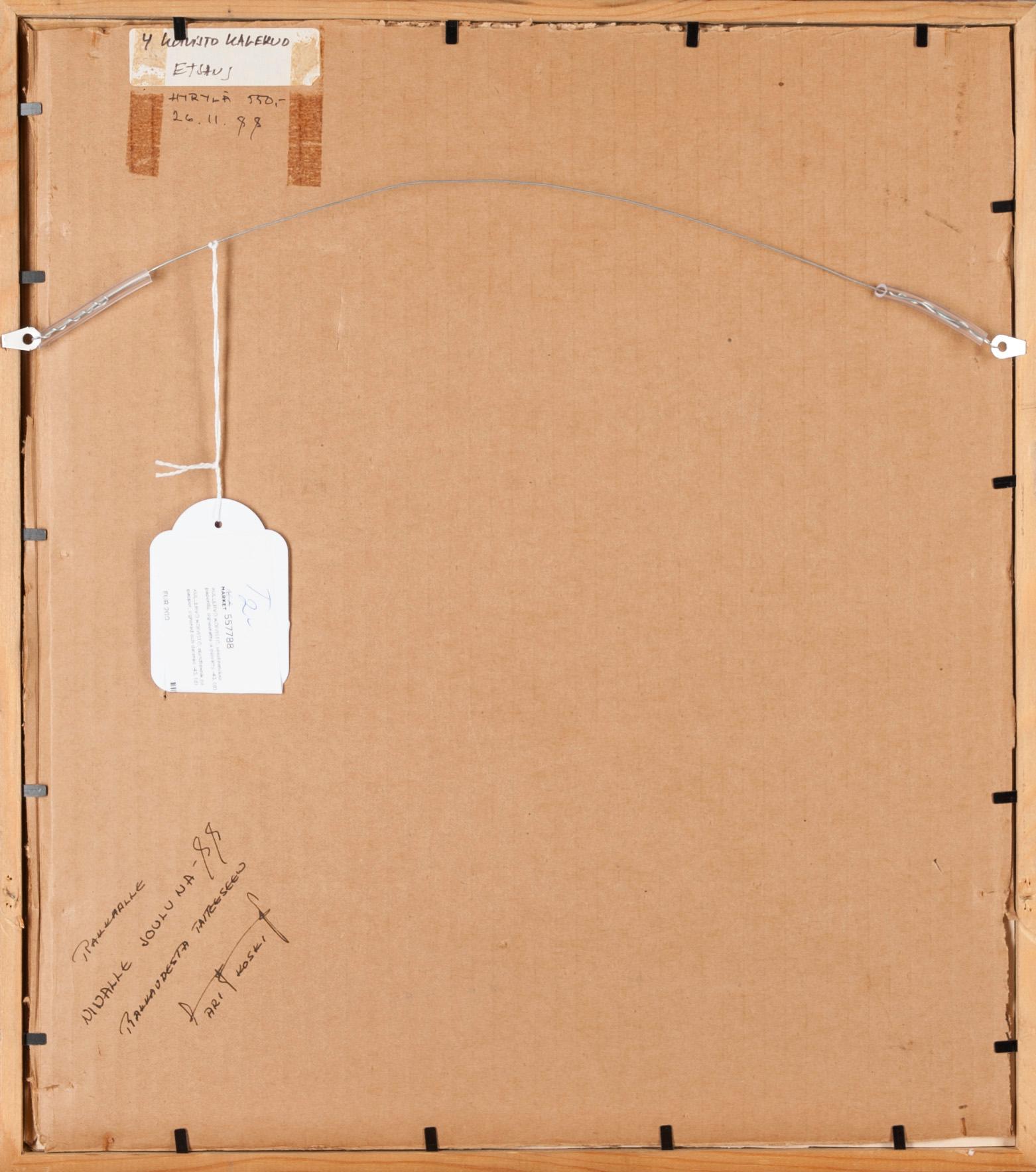 KULLERVO KOIVISTO, blandteknik på papper, signerad och daterad -43.