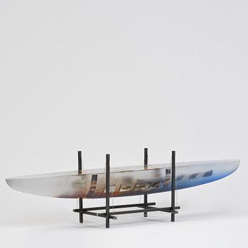 Bertil Vallien, "Sleeping Princess un-20", a unique sand cast glass sculpture, Kosta Boda, Sweden.