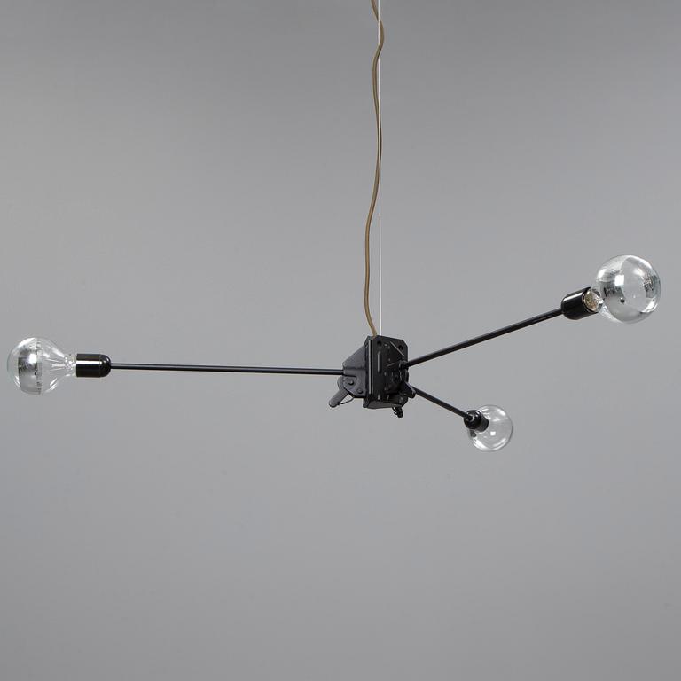 ANDREAS MARTIN-LÖF, a ceiling lamp, Blond Belysning, executed for the Design bar at Stockholm Furniture Fair 2016.