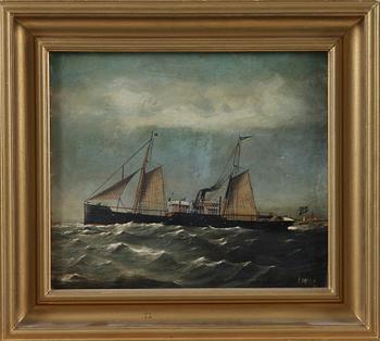 OKÄND KONSTNÄR, olja på duk, sign "F Hopper" o dat "94".