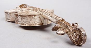 FIOLMODELL, sterlingsilver. 1900-tal.