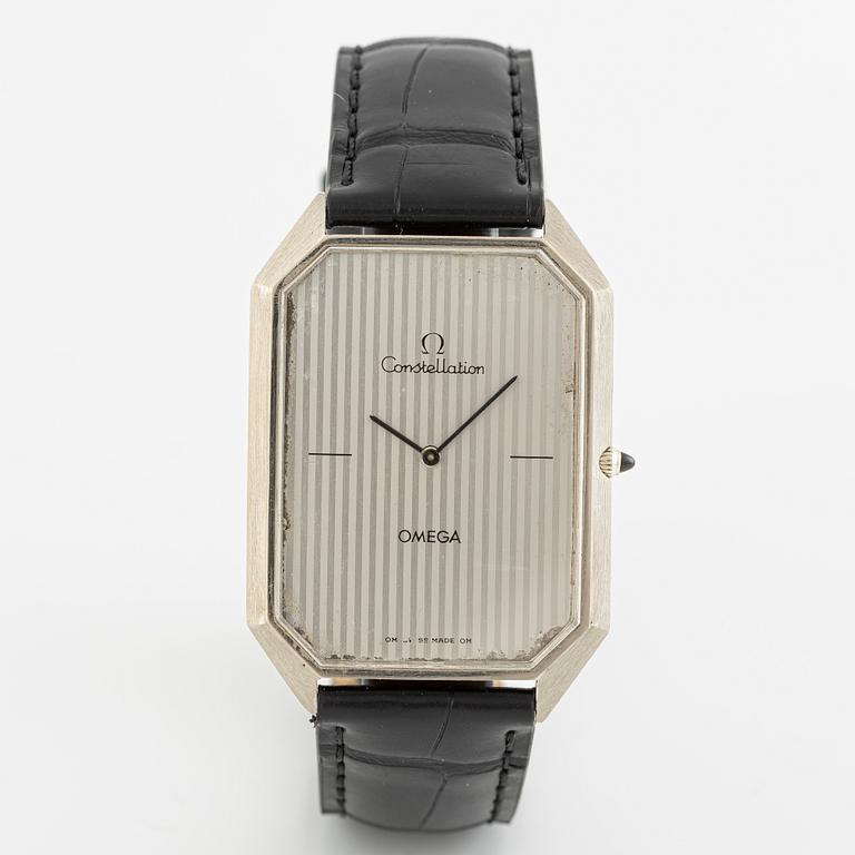 Omega, Constellation, "Andrew Grima, The Time in Style", 30 x 36 mm.