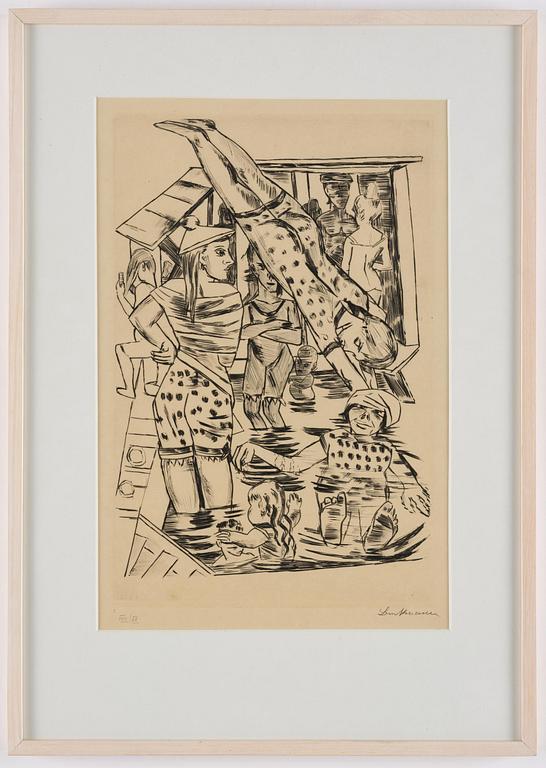 Max Beckmann, "Frauenbad“.