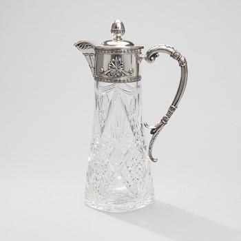 KANNA, silver och glas, Ryssland, Moskva ca 1900, Petr Evstratovitch Abrosimov.