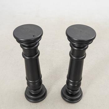 Pedestals, a pair, second half of the 20th century.