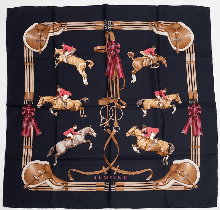 Hermès, scarf, "Jumping".