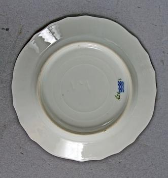 MATSERVIS, 68 delar, porslin, "Sachsisk blomst", Royal Copenhagen.
