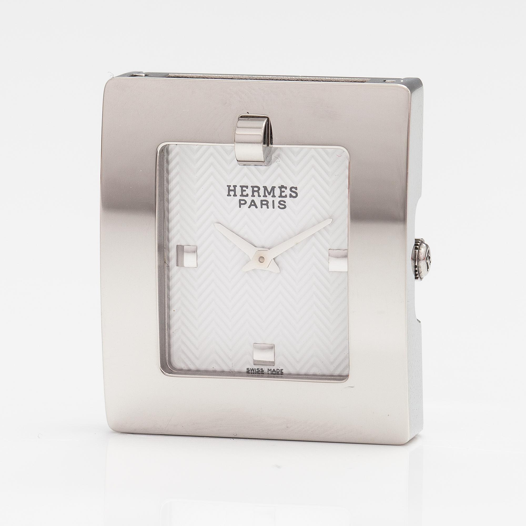 Hermès, Belt, wristwatch, 26 x 30 mm.