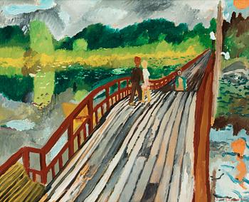 82. Sven X:et Erixson, "Paret på bron" (Couple on the bridge).