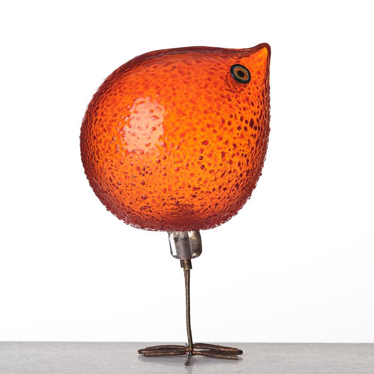 Alessandro Pianon, a "Pulcino" glass bird, Vistosi, Italy 1960's.