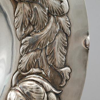 FAT, silver, barockstil, GAB, Stockholm, 1944, vikt 600 gram.