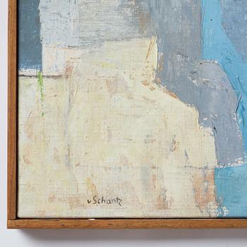 Philip von Schantz, oil on canvas, signed, executed 1960.