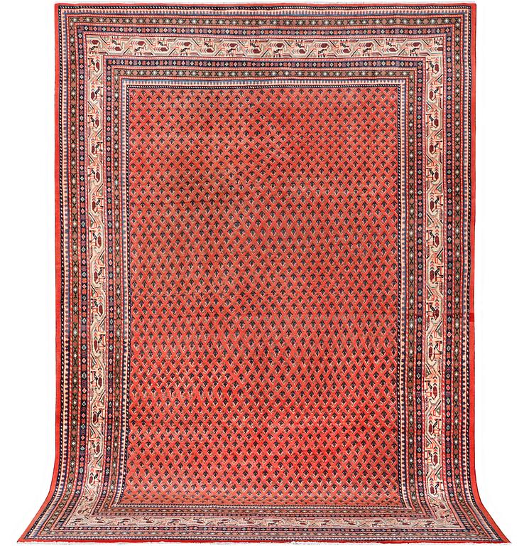 A Sarouk Mir carpet, c. 320 x 205 cm.